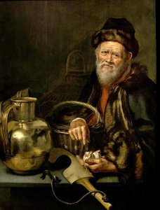 An Old Man with Broken Eggs